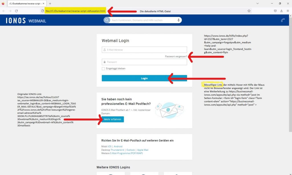 Vorsicht! Bösartige Phishing-Mail mit gefährlichem Anhang: "Ihr E-Mail Postfach ist fast voll.⚡"