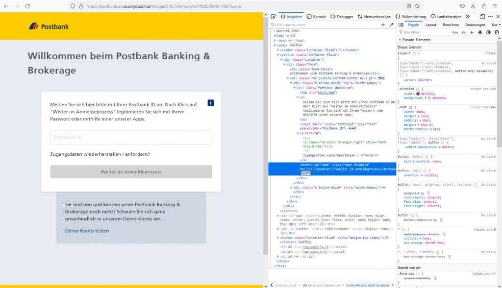 Phishing: Trickreiche, gefälschte Postbank-E-Mails im Umlauf