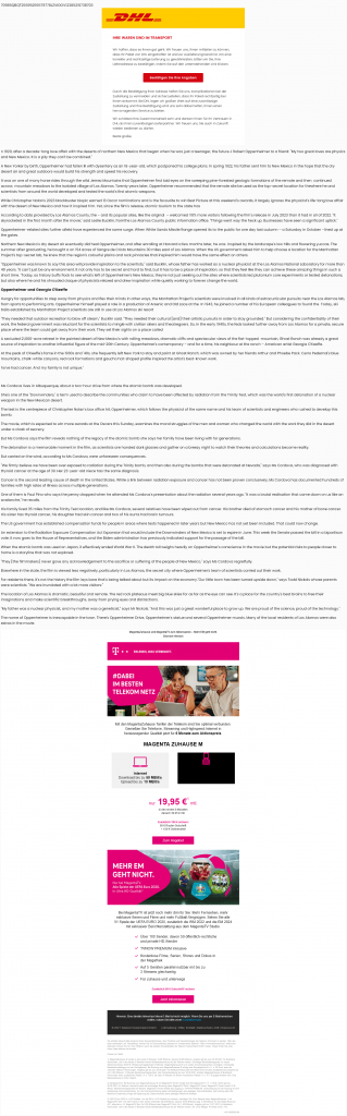 Abb. 3: Gefälschte DHL-Benachrichtigung nach der Sichtbarmachung des verborgenen Textes.