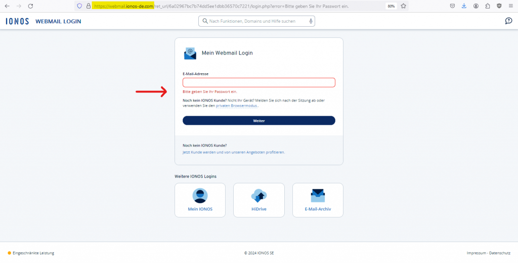 Vorsicht, IONOS-Phishing-Welle! Die Betrüger haben es mit ihren gefälschten Mails auf IONOS-Kunden abgesehen