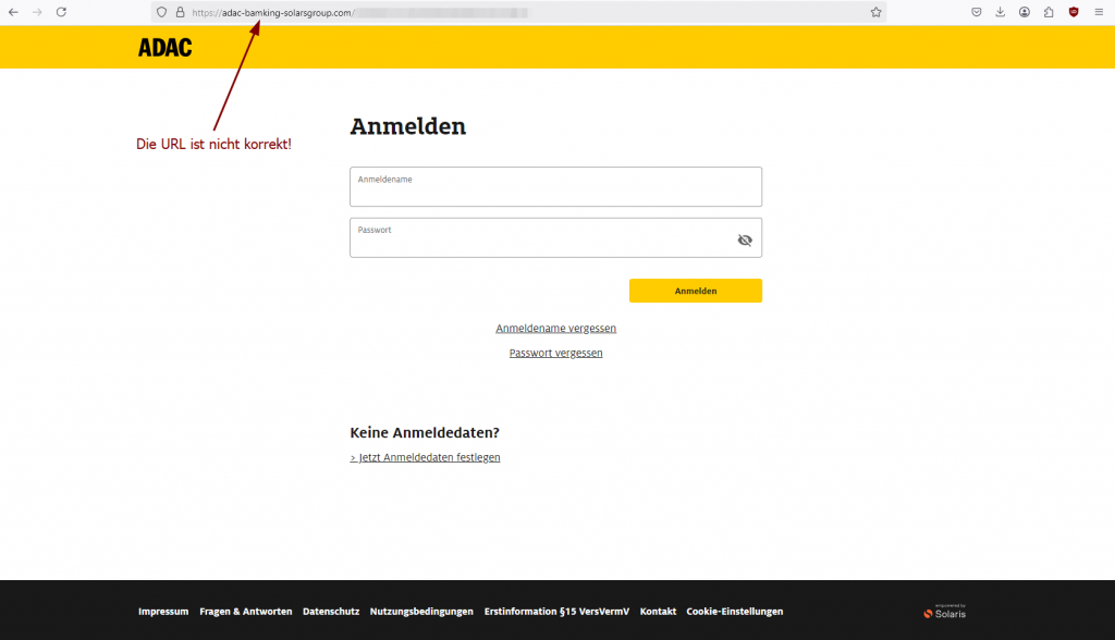 Vorsicht, Phishing: Gefälschte ADAC Kreditkarte E-Mails im Umlauf