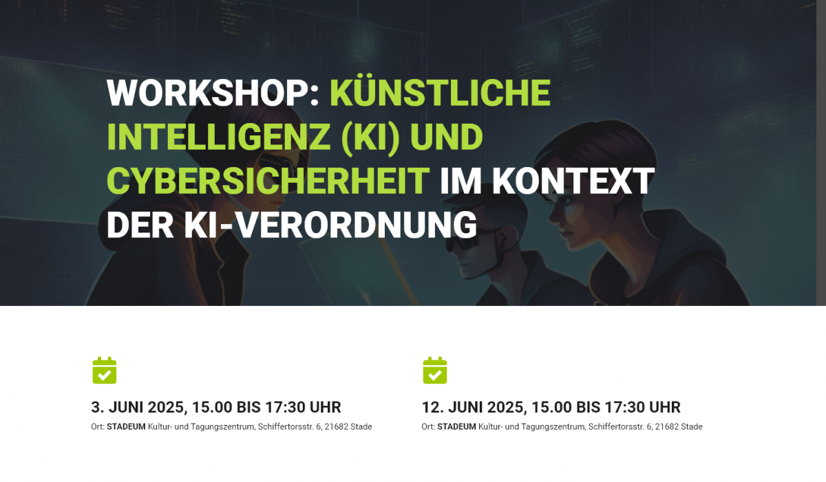 Imagedarstellung -  Workshop: Künstliche Intelligenz und Cybersicherheit