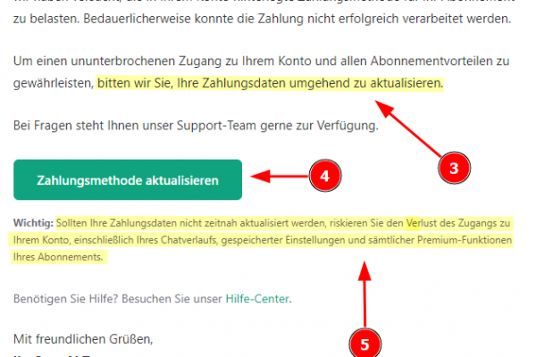 Phishing-Warnung: Gefälschte OpenAI-Mails im Umlauf, die dich zur Eingabe von Zahlungsdaten auffordern