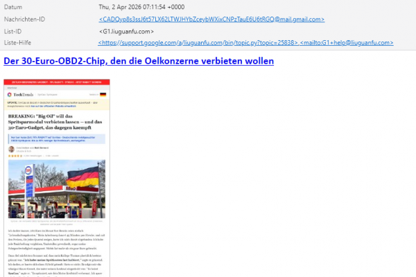 Google Groups Spam