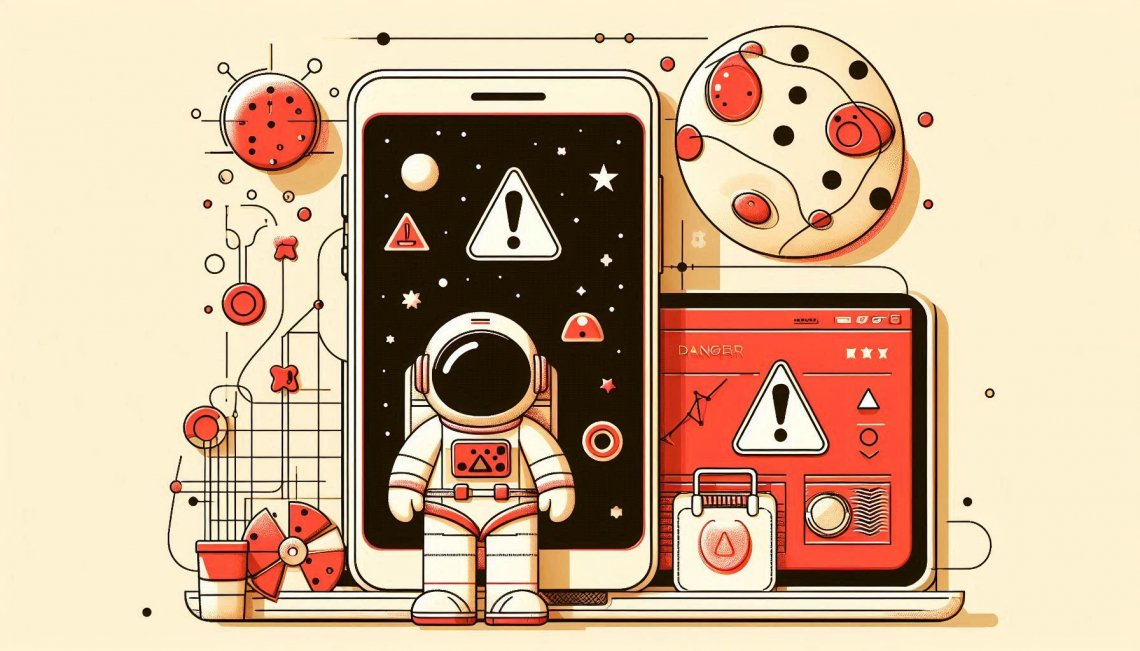 Bild mit Tablet, Cookies und Malware zum Thema "Pass-the-Cookie-Angriffe verhindern"